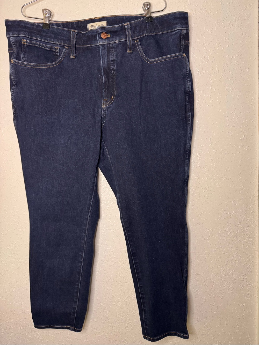 Madewell Skinny Jeans in Dark Blue Indigo